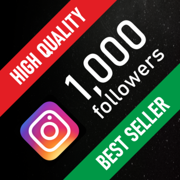 1K - Instagram 1000 abonnés ⚡️ MEILLEURES VITESSE ET QUALITÉ